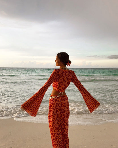 Kamryn | Long Sleeve Wrap Set