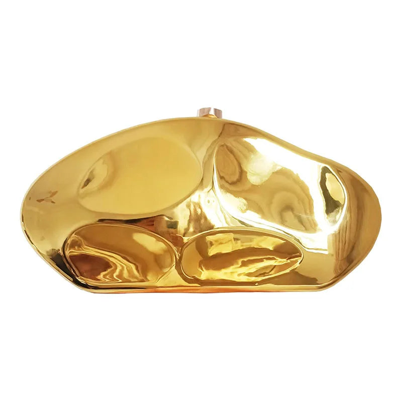 Acrylic Geometric Shape Evening Wristlet