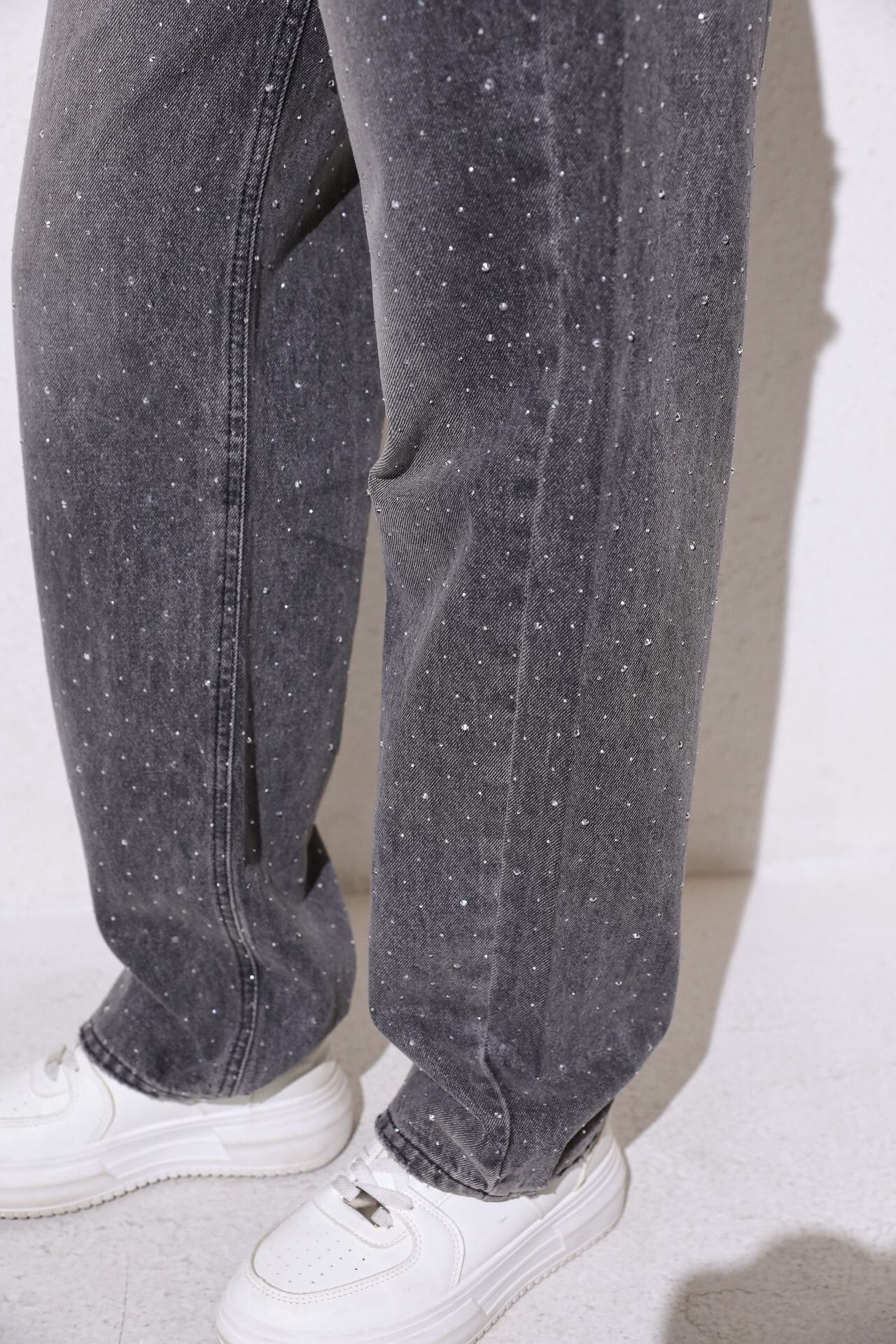 Destroyed Stone Jeans ( No Stretch )