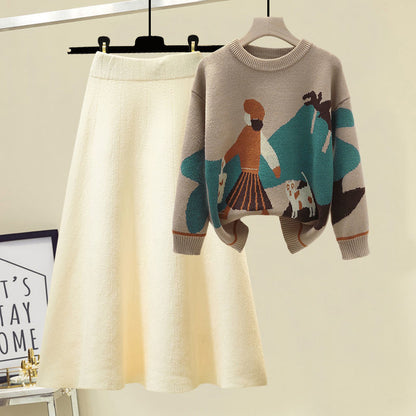 Liza Sweater + Skirt Suit