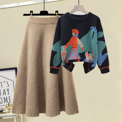 Liza Sweater + Skirt Suit