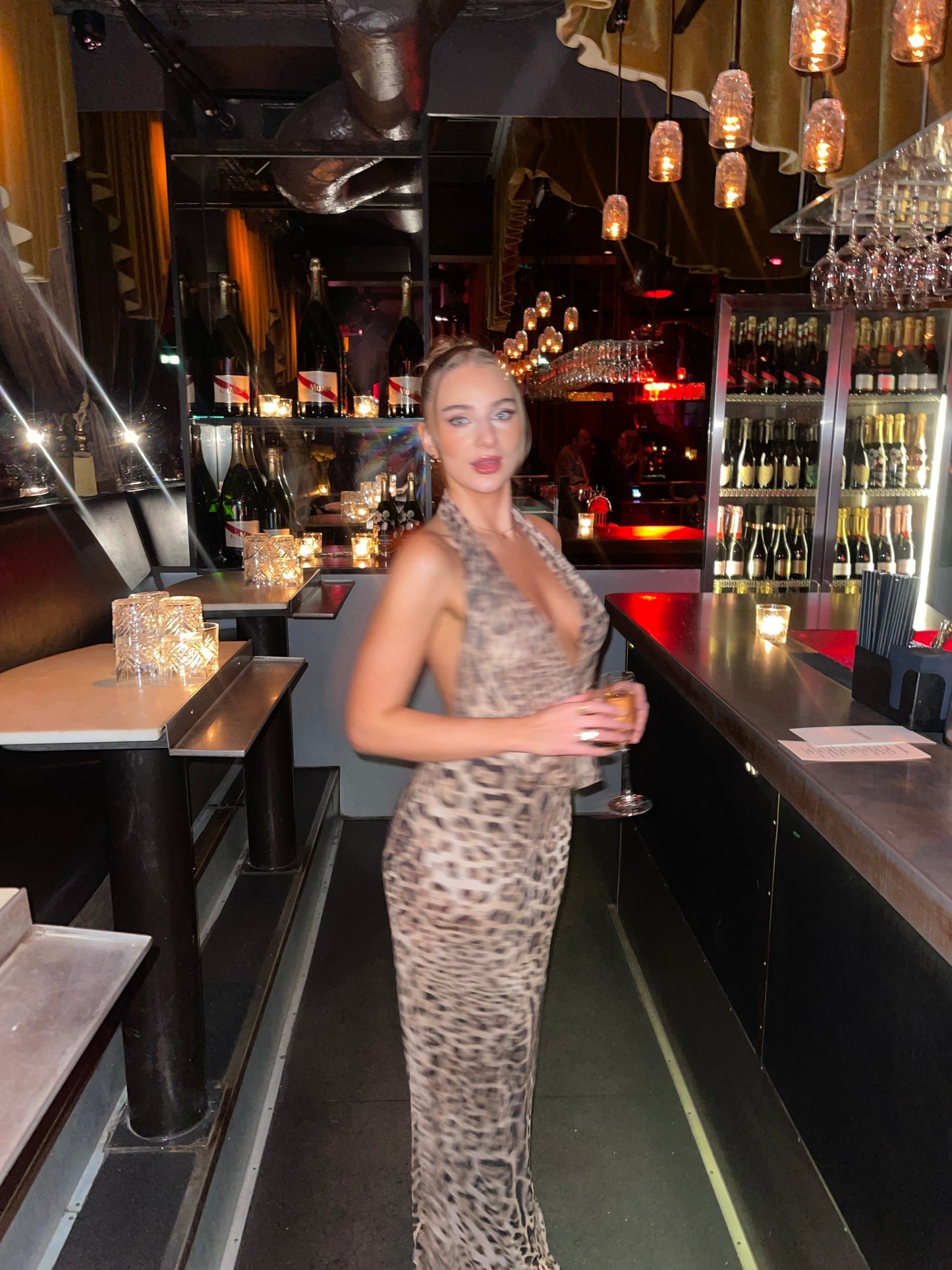 Columbine Maxidress - Leopard