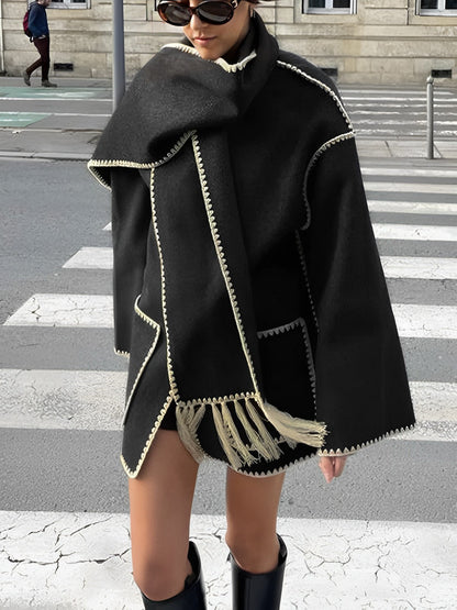 Lydia | Scarf Jacket