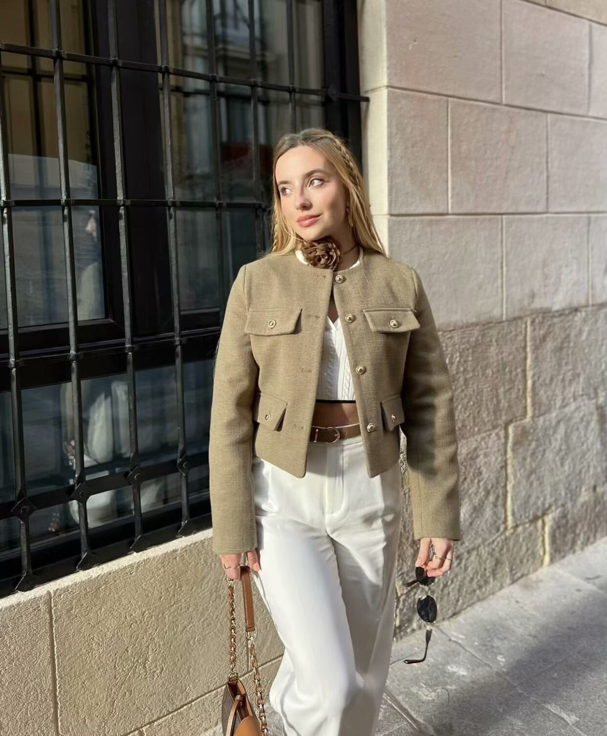 Megan | Vintage Cropped Jacket