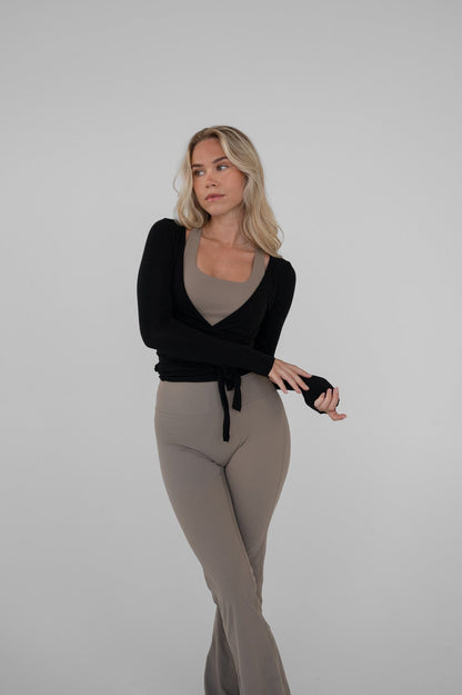 Wrap Blouse - Black