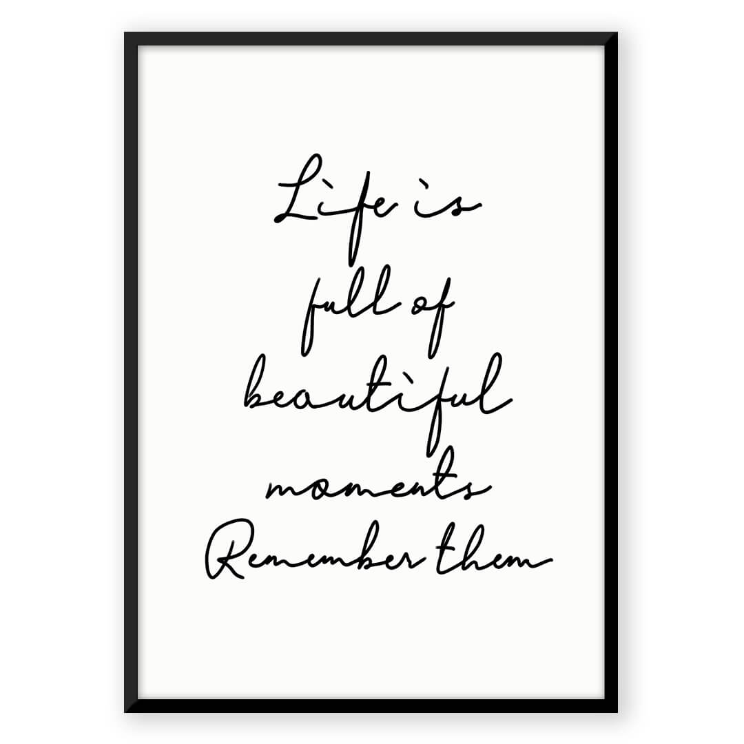 Flower & Feather Quote