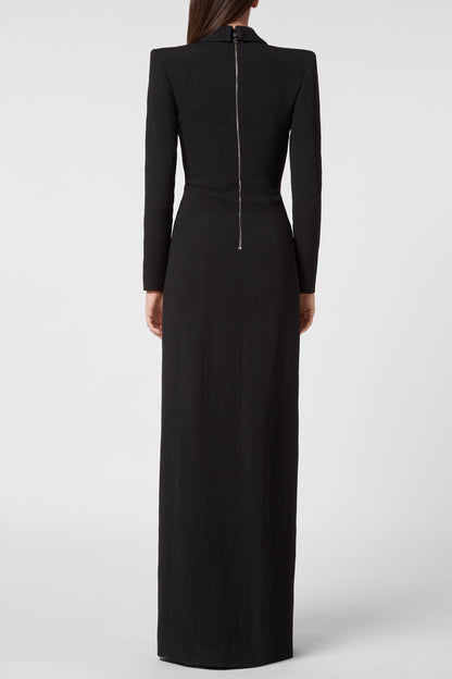 Eachna Crystal-embellished V-neck Maxi Dress