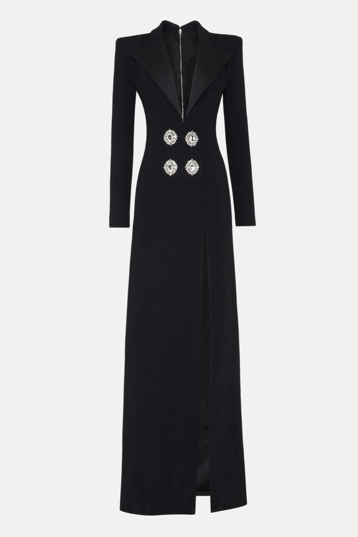 Eachna Crystal-embellished V-neck Maxi Dress