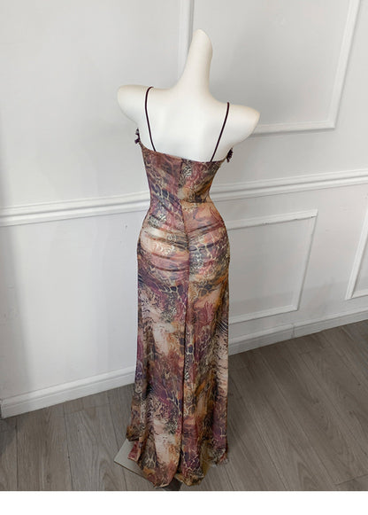 Edgy Cutout Leopard Print Dress Sultry & Bold Party Fit