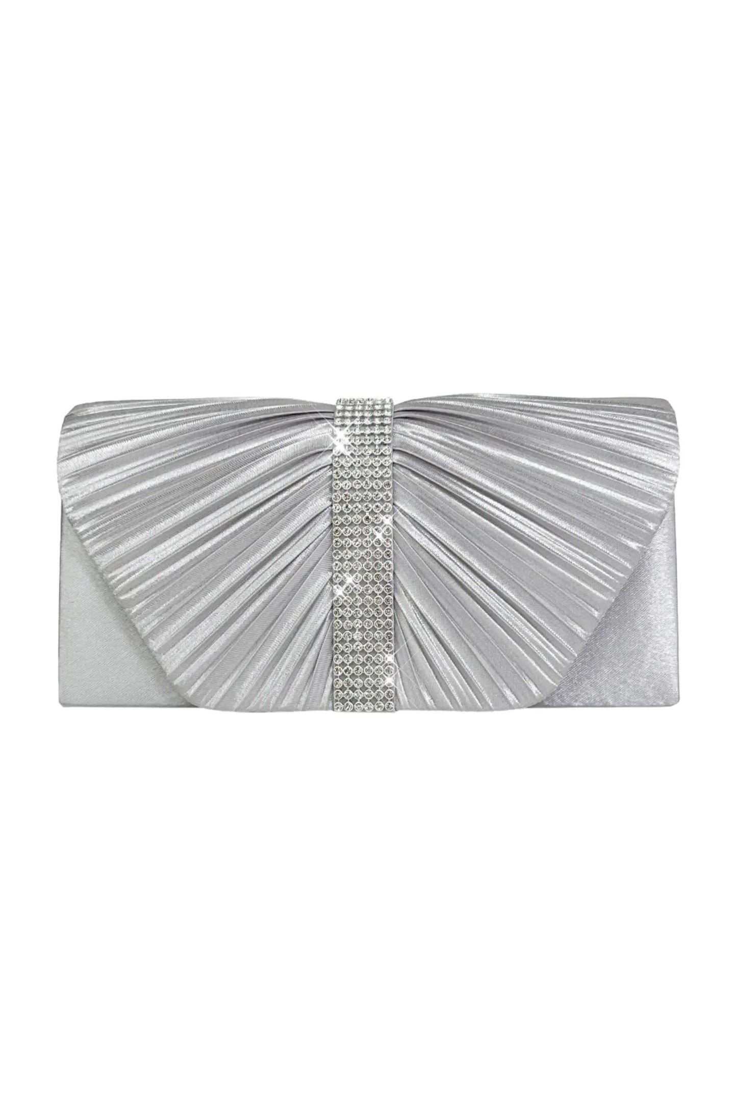 Edmund Silver Flap Bag