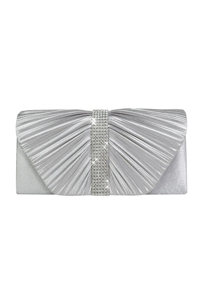 Edmund Silver Flap Bag