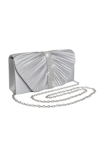 Edmund Silver Flap Bag