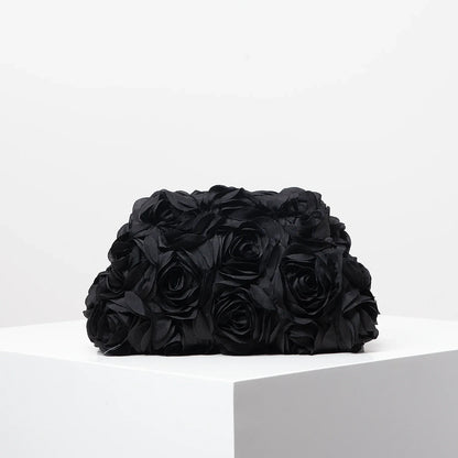 Elegant Rose Wedding Party Clutch Wristlet