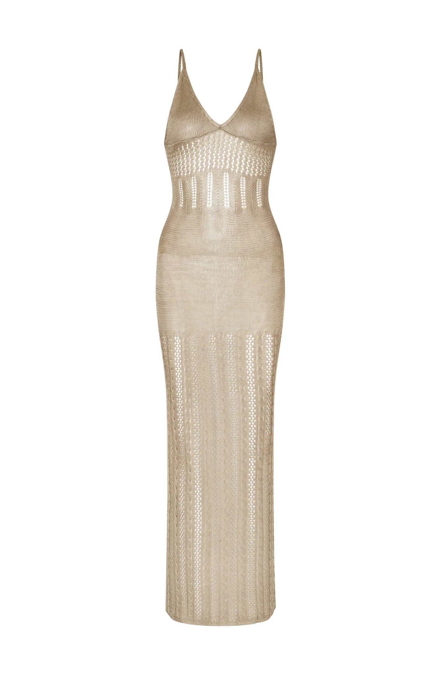 Elegant Lightweight Beach Dress for Women with Side Split and Open Back – Stylish Summer Cover-Up