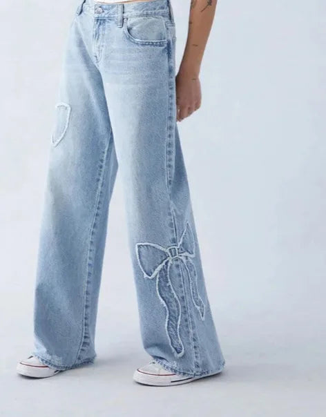 Ella Bow Denim Jeans