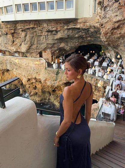 Caroline | Backless Maxi Dress