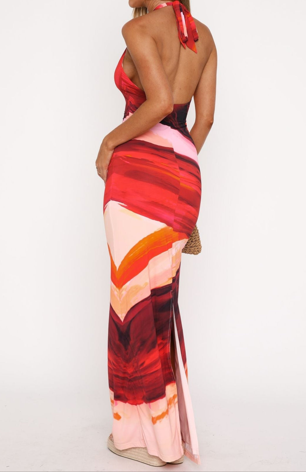 Marta Maxi Dress Sunset Petal