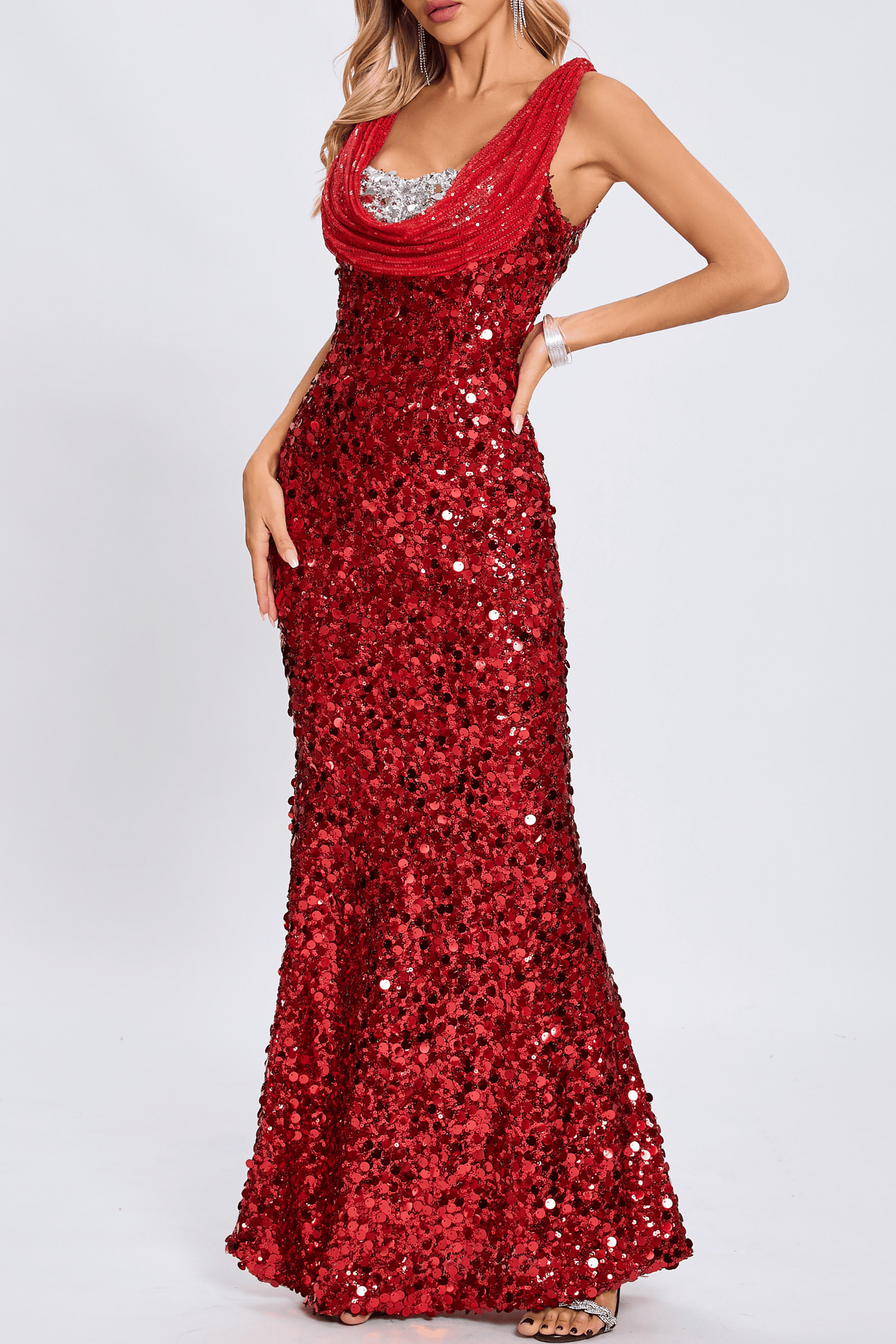Erazem Sequin Maxi Dress