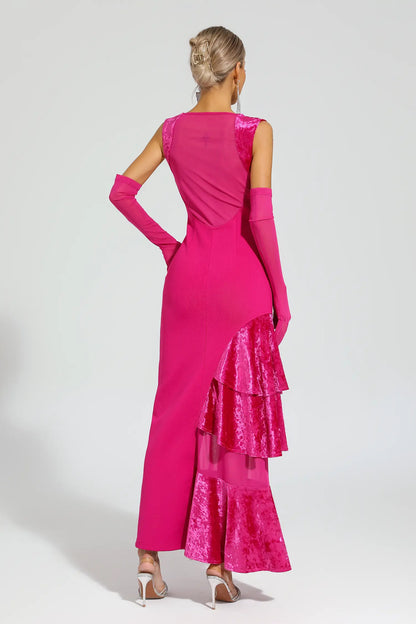 Erica Rose Red Bandage Slip Dress