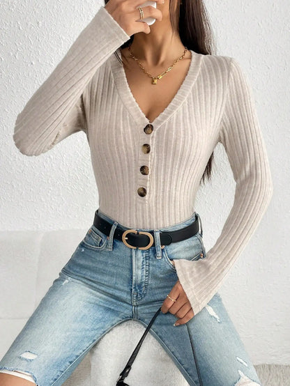 Sexy Slimming Le Yin One-Piece Button Base Coat Women