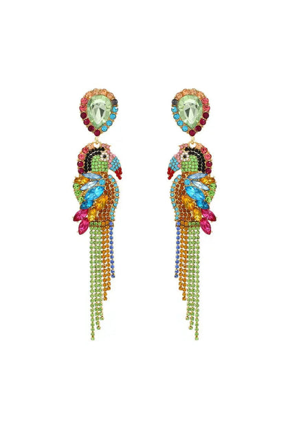 Everleigh Parrot Diamante Earrings