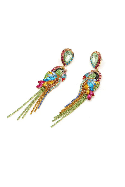 Everleigh Parrot Diamante Earrings