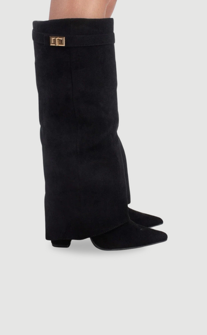 The Emily — Thigh-High Boots with Buckle Detail