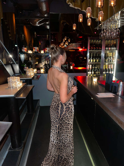 Columbine Maxidress - Leopard