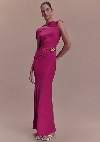 Sheath Cut-out Maxi Dress