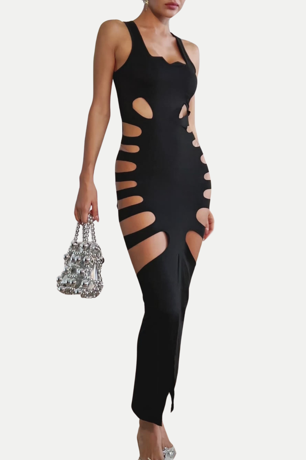 Fabian Cutout Split Maxi Dress