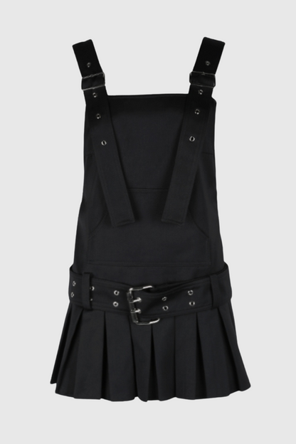 Fahri Belted Overall Mini Dress