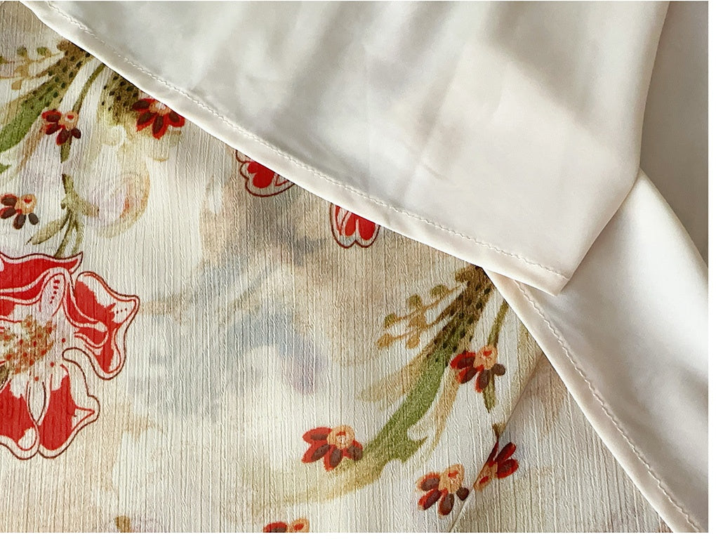 Falling Petals Floral Slip Dress plus size