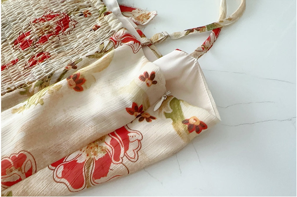 Falling Petals Floral Slip Dress plus size