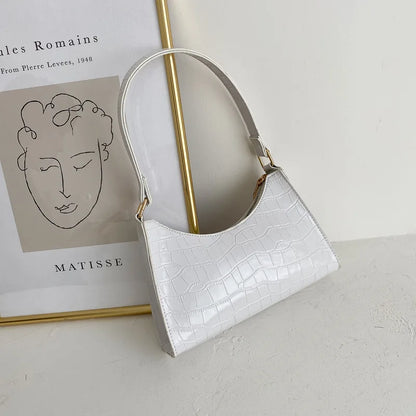 Exquisite Retro Leather Shopping Shoulder Bag