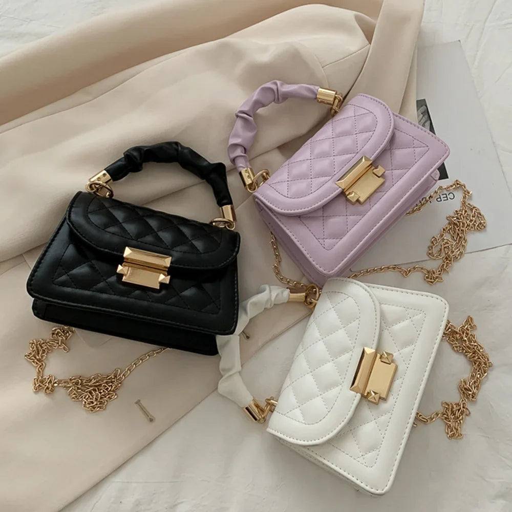 PU Leather Crossbody Lipstick Phone Storage Handbag