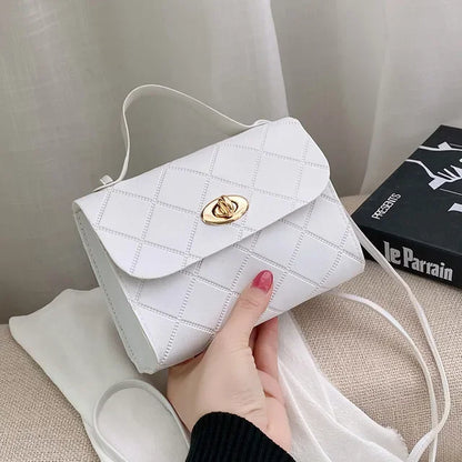 Simple PU Leather Mobile Phone Coin Crossbody Handbag