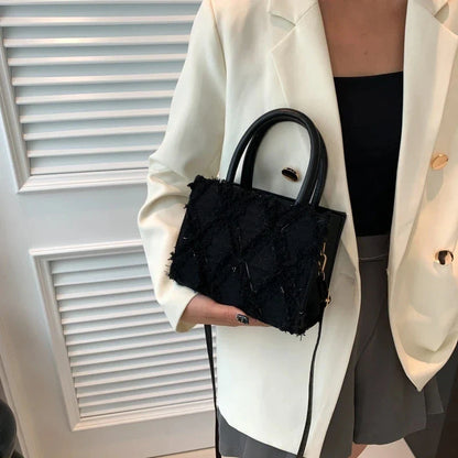 Denim Messenger Bag Summer Trendy Crossbody Handbag