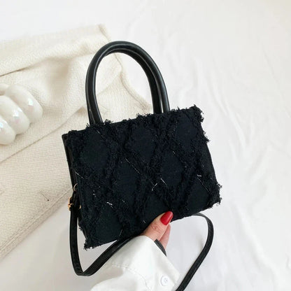 Denim Messenger Bag Summer Trendy Crossbody Handbag