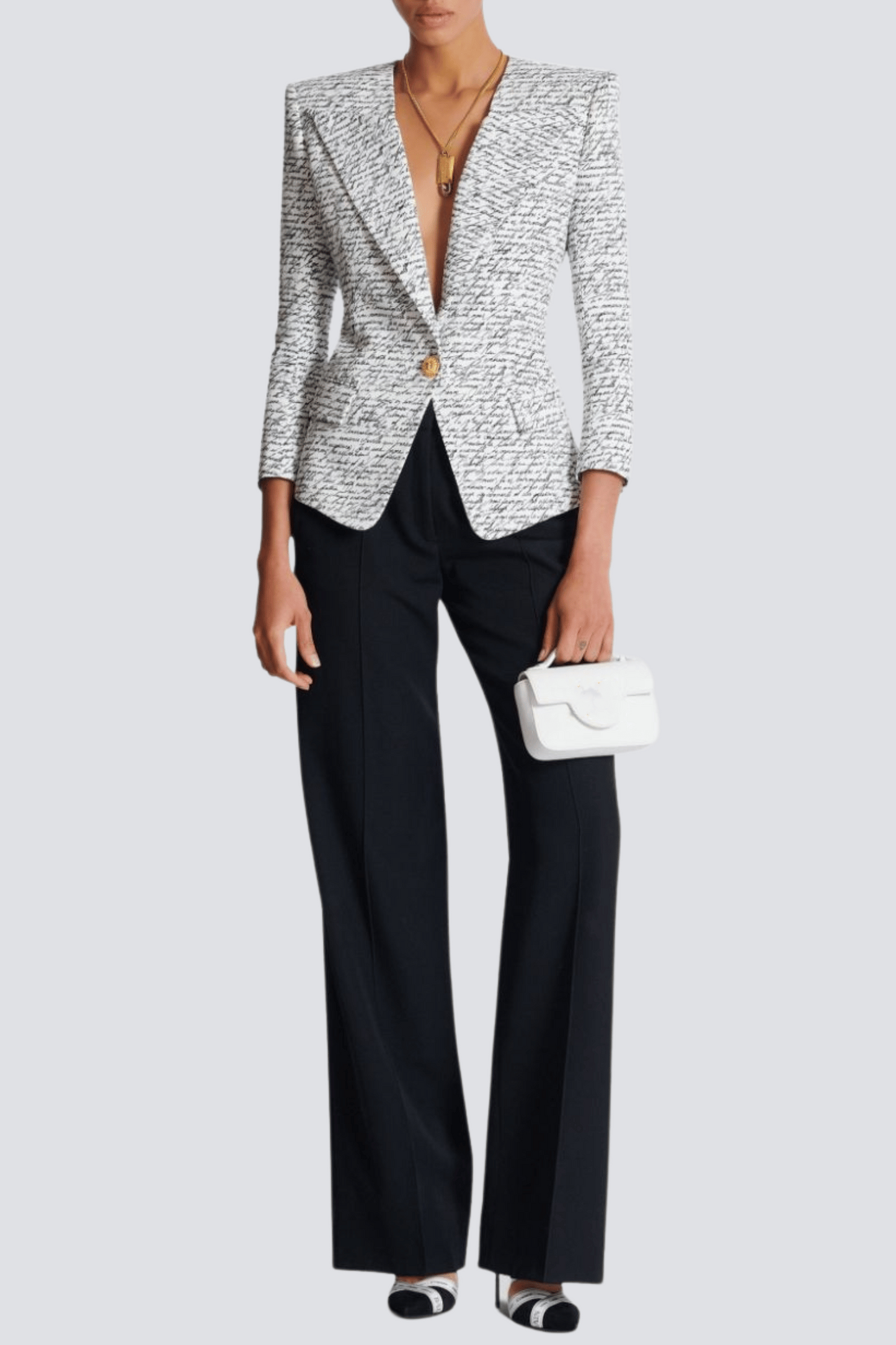 Faustine Print Blazer