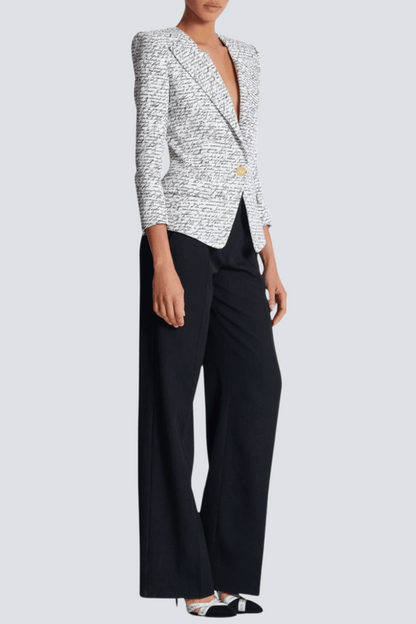 Faustine Print Blazer