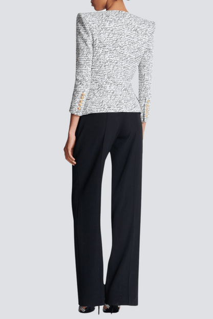 Faustine Print Blazer