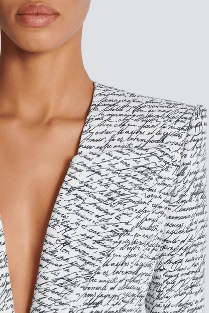 Faustine Print Blazer