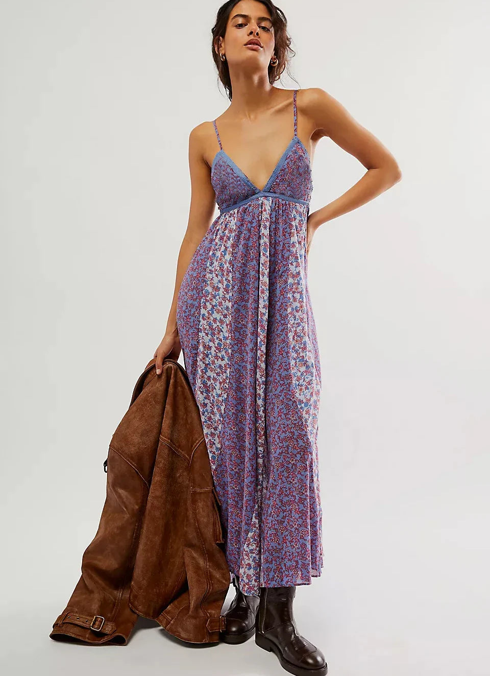 Fine Chiffon Floral Boho Dress