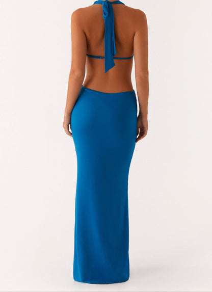Paola Maxi Dress - Royal Blue