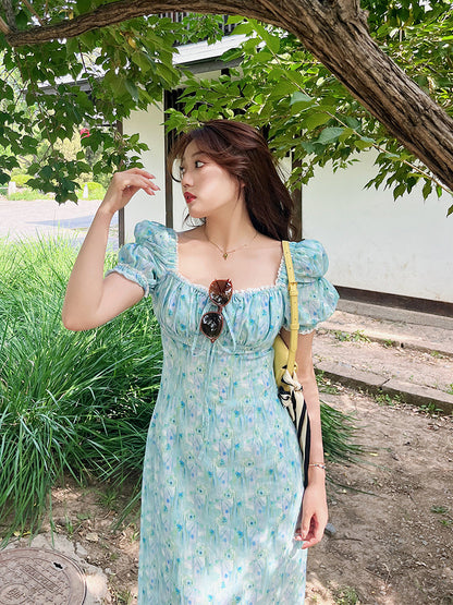 Summer Slimming Floral Maxi Dress Plus Size