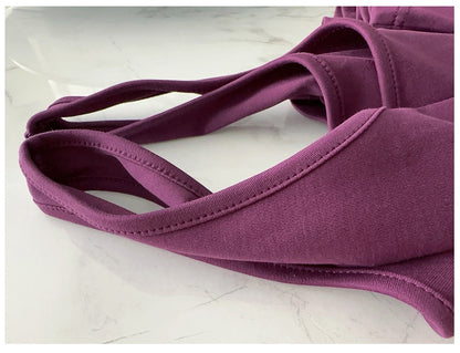 French Square-Neck Wide-Strap Slip Dress Plus-Size