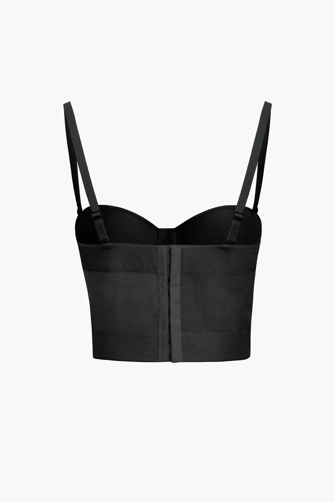 Furly Mesh Underwire Bustier Top