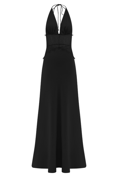 Noiréa Lace and Satin Dress