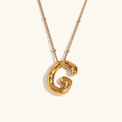 Airy Letter - Gold Initial Necklace