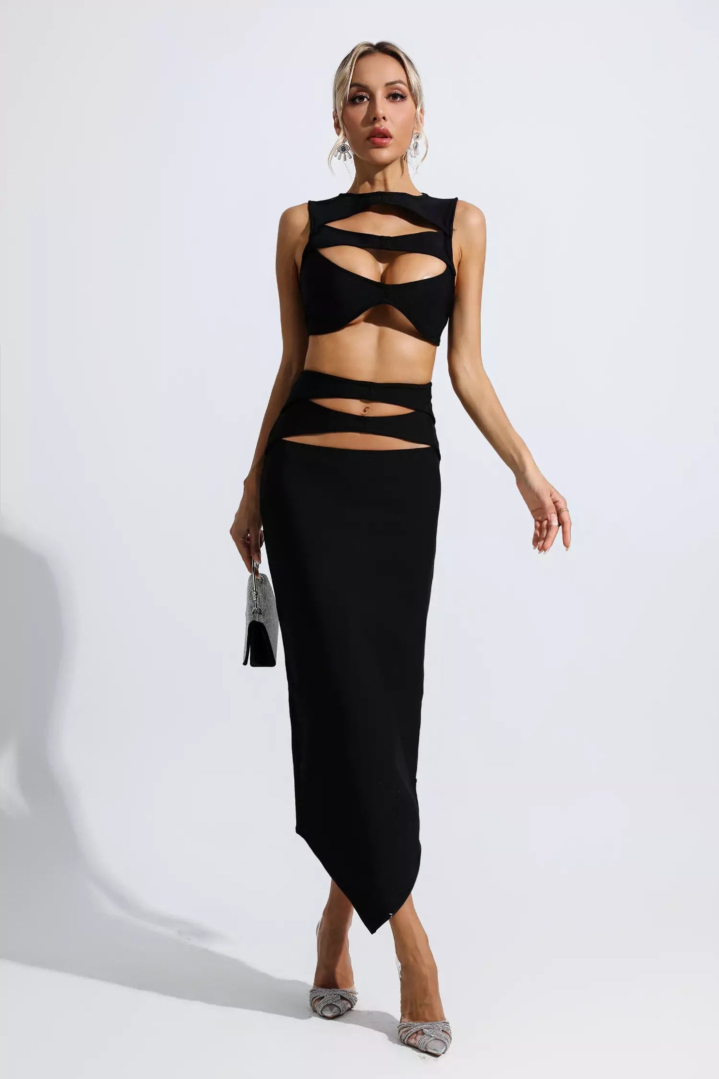 Gabrielle Black Bandage Set
